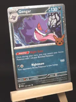 Pokemon TCG Gengar Cosmos Holo Card 057/091 Trick or Trade 2024 Holo - Image 1
