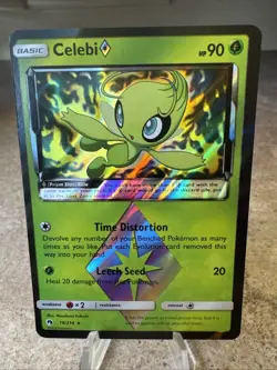 Holo Celebi ◇ 19/214 Prism Star Rare Lost Thunder Near Mint - Image 1