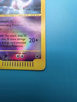 Pokemon Mewtwo Reverse Holo Expedition Card 20/165 E Reader - Image 4