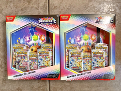 2x Pokemon TCG: Scarlet & Violet Prismatic Evolutions Binder Collection Sealed - Image 1