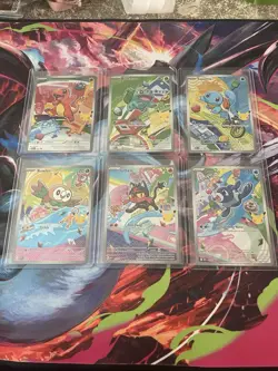 Nintendo Pokemon TCG MEP Holo Full Art Basic 6-Card Starter Lot English - Image 1