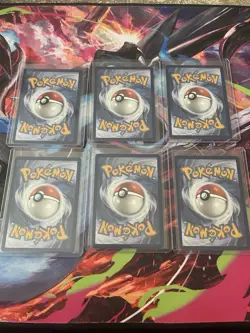 Nintendo Pokemon TCG MEP Holo Full Art Basic 6-Card Starter Lot English - Image 2