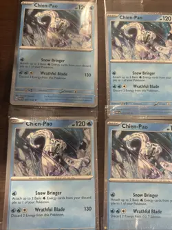(LOT OF 18) Pokemon Paradox Rift Chien-Pao 057/182 Cosmos Sealed Promo Knockout - Image 2