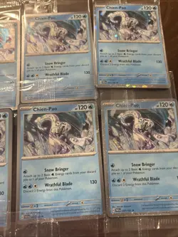 (LOT OF 18) Pokemon Paradox Rift Chien-Pao 057/182 Cosmos Sealed Promo Knockout - Image 5