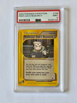 2002 Pokemon Expedition Professor Oak's Research #149 PSA 9 MINT - Image 1