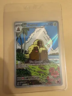 Pokemon Card Alolan Dugtrio 208/191 Illustration Rare Surging Sparks Near Mint - Image 1