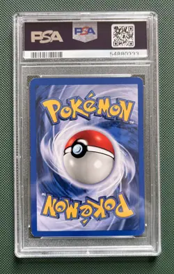 2000 Pokemon Rocket Prerelease #8 Dark Gyarados Holo PSA 8 - Image 2