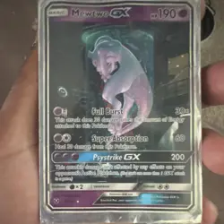 Mewtwo GX Secret Shining 78/73 Shining Legends Shiny Holo Rare 190 HP - Image 1