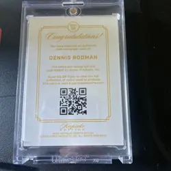 Dennis Rodman 1/1 Auto Patch 2024 Keepsake Sports Edition. - Image 2