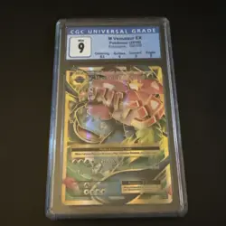 2016 Evolutions 100/108 M Venusaur EX Ultra Rare Holo CGC 9 - Image 1