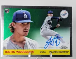 2025 Topps Chrome Platinum #CPA-JWR Justin Wrobleski - Auto RC - Image 1