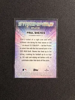 2024 Topps Update Series - Stars of Mlb Paul Skenes #SMLB-64 (RC) - Image 2