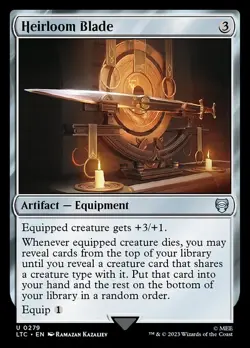 [MTG] Heirloom Blade (0279) (LTC) LP-HP - Image 1