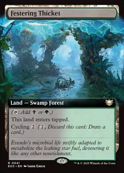 MTG FESTERING THICKET 41 EXC - SELVA MARCESCENTE - EOC X EN - MAGIC - Image 1