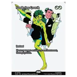 Magic The Gathering - Marvel Super Heroes - Sundering Growth - 0095 - Non-Foil - Image 1
