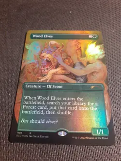 Wood Elves *FOIL* (Near Mint) | Secret Lair | MTG | Magic The Gathering - Image 1