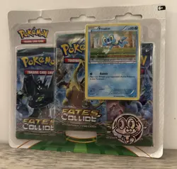 Pokemon TCG: XY Fates Collide Expansion 3 Pack - Coin and Froakie Promo New (B) - Image 1