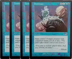 "Dominate" x4 - Magic The Gathering Card - Nemesis - 4-Card Playset - Image 1