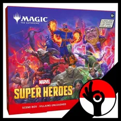MTG Magic: The Gathering TCG - Marvel Super Heroes Scene Box Villians Unleashed - Image 1