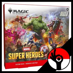 MTG Magic: The Gathering TCG - Marvel Super Heroes Scene Box Heroes United - Image 1