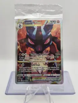 Lucario VSTAR Promo SWSH291 Holo Pokemon TCG Crown Zenith ETB Sealed - Image 1