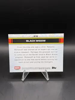 2026 Topps Chrome Marvel Comics Black Widow Gold Refractor /50 # 016 - Image 2