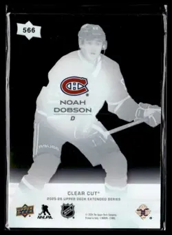 2025-26 Upper Deck Extended Series Hockey Clear Cut #566 Noah Dobson - Image 2