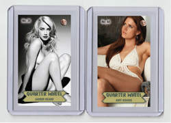 Amber Heard rare MH Quarter Wheel #'d 2/3 Tobacco card no. 39 - Image 1