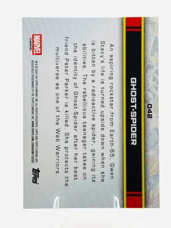 GHOST-SPIDER - SP RAYWAVE REFRACTOR #042 - 2026 Topps Chrome Marvel - Image 2