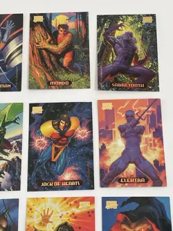 Marvel Masterpieces 1994 Trading Card Lot Of 9 Excellent Condition - Image 5