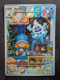 Vanillish - 190/182 Snowflake Stamped Holiday - Paradox Rift (Pokemon) - Image 1