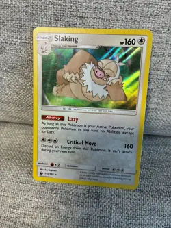 Pokemon TCG Slaking Holo 115/168 Celestial Storm (MP) - Image 1