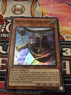 1x (EX) Recon, Scout Fur Hire - DASA-EN015 - Super Rare - Unlimited YuGiOh - Image 1