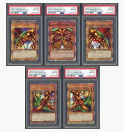 Yu-Gi-Oh PSA10*5 Exodia Forbidden One Set 2022 World Premiere Pack Japanese - Image 1