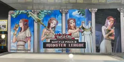 YUGIOH BATTLE PACK 3 MONSTER LEAGUE FORBIDDEN HALF MAT PLAYMAT! T10 - Image 1
