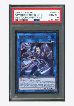 Yu-Gi-Oh PSA10 Sky Striker Ace - Shizuku Ultimate Rare 2018 OP09-EN003 English - Image 1