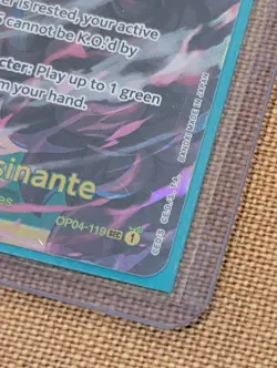 One Piece English OP04-119 Donquixote Rosinante Alternate Art Secret Rare Foil - Image 2