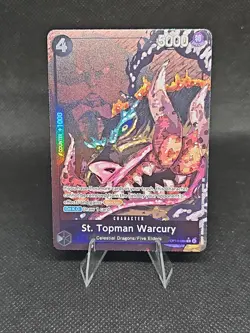 One Piece St. Topman Warcury Alt Art #OP13-089 Foil Carrying On His Will NM Card - Image 1