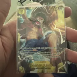 Monkey D Luffy (SEC) OP15-119 Adventure on Kami's Island ENGLISH One Piece TCG - Image 1