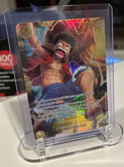 Monkey.D.Luffy - OP15-119 Adventure on Kami's Island SEC One Piece - NM/MINT - Image 1