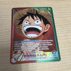 Bandai One Piece CCG Monkey D. Luffy OP13-001 Leader Alt Art Foil Eng 5000 - Image 1
