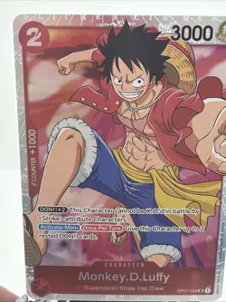 2024 One Piece The Best Monkey.D.Luffy Super Rare #OP01-024 - Image 2