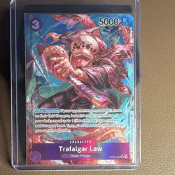 Bandai One Piece Card Game Trafalgar Law OP05-069 SR Alt Art Foil EN - Image 1
