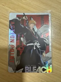 ENGLISH Ichigo Bleach Action Point Card Holo Foil Textured Union Arena Card - Image 4