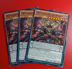 YuGiOh D/D/D Oblivion King Abyss Ragnarok x3 SP17-EN029 1st Edition Common - Image 3