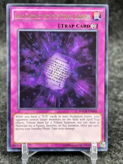 Dark Contract With The Eternal Darkness - Rare 1st Ed. MACR-EN068 - MP - YuGiOh - Image 1