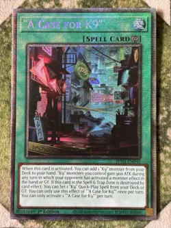 YuGiOh "A CASE FOR K9” Starlight Rare JUSH-EN040 - Image 2