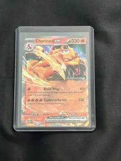 Charizard ex 006/165 SV: Scarlet & Violet 151 Pokemon Card NM English - Image 1