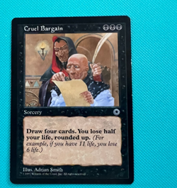 Cruel Bargain - Portland Second Age - MTG - Magic the Gathering - LP/MP - Image 1
