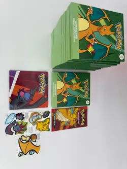 2024 McDonald’s Pokemon Lot x17 Charizard Sticker Sheets + Cards & Stickers - Image 3